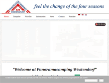 Tablet Screenshot of panoramacamping.at